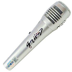 Jimmy Hart WWE Wrestling Signed Microphone Mic BAS Beckett Cert Proof Autograph